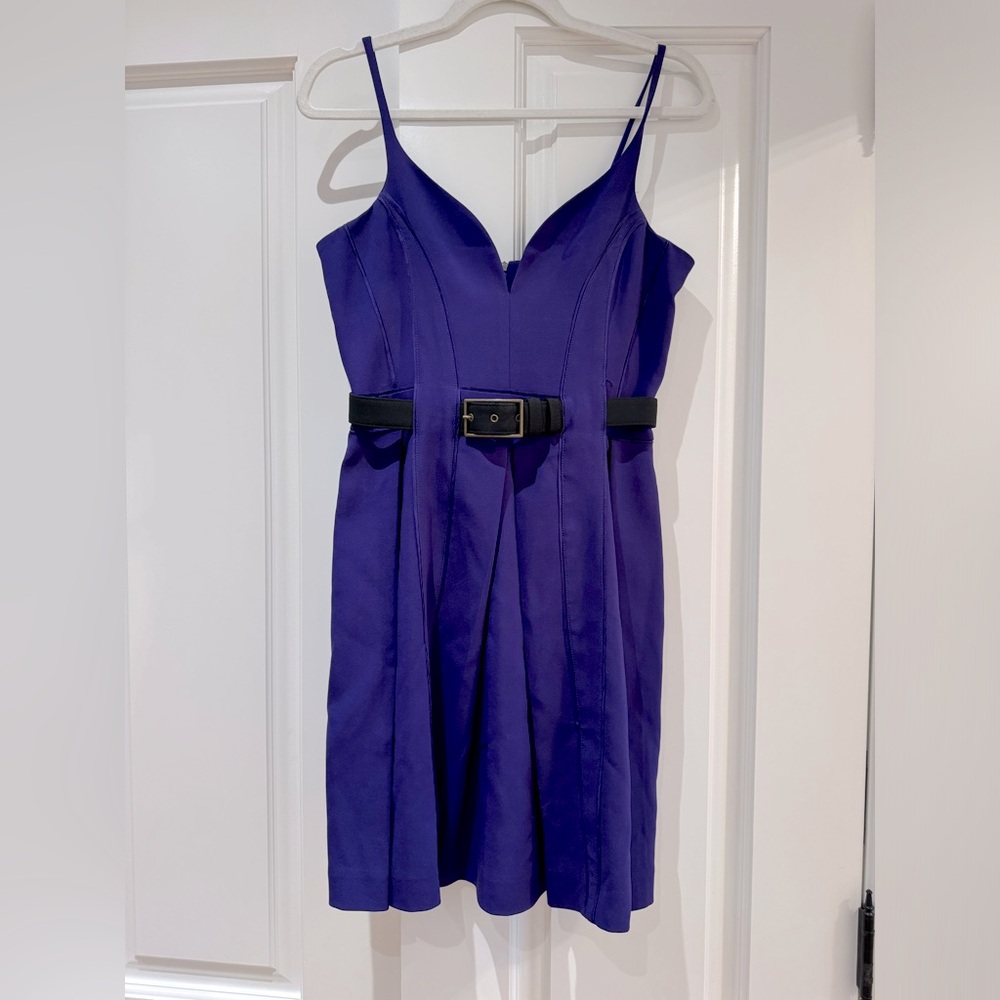 Brian Reyes belted purple dress *Never been worn*